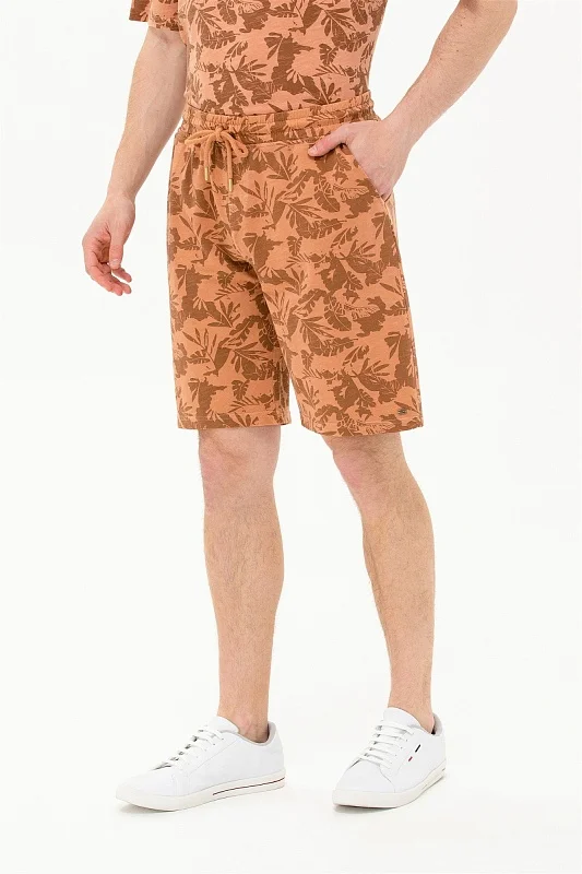 Шорты спортивные из хлопка с принтом - G081SZ0OS0MURA Брюки спорт. муж. (VR042, XS)