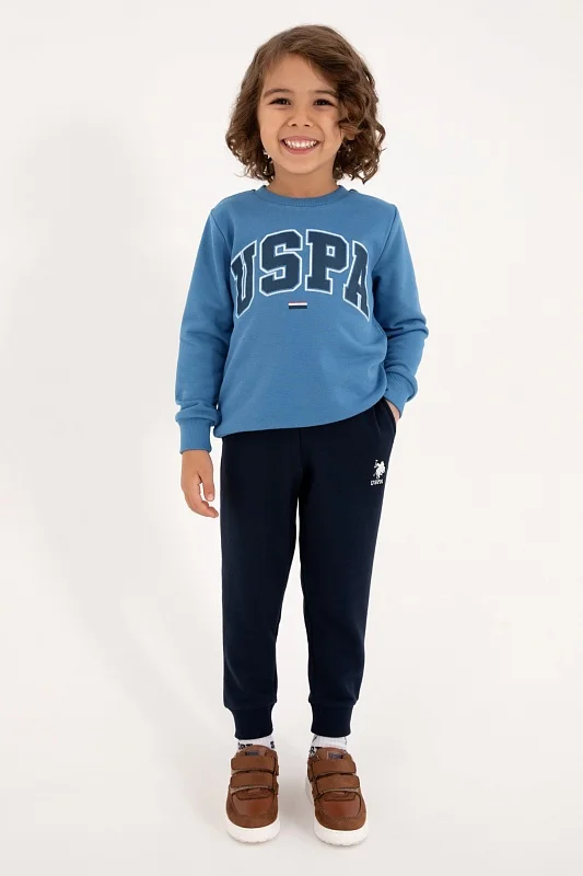 Свитшот и спортивные брюки хлопковые для мальчиков - G083SZ0HF0US2227 Костюм дом. муж. детс. (VR036, 12_13)