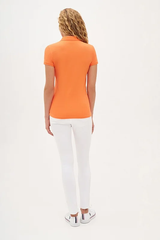 Футболка-поло из хлопка - G082SZ0110TP0122-CLR Футболка жен. (VR051, XS)