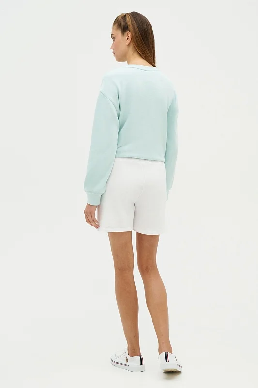 Шорты спортивные из хлопка на кулиске - G082SZ0OS0R-MEGES Шорты спорт. жен. (VR013, 2XS)