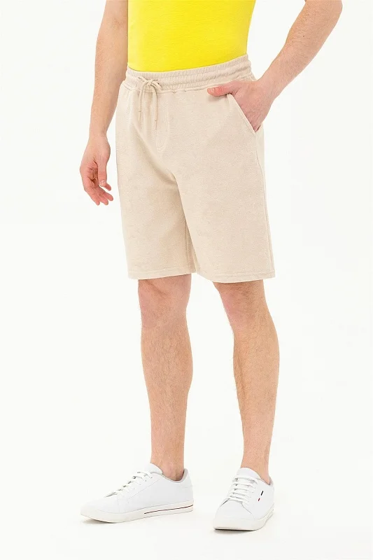 Бермуды спортивные из хлопка махровые - G081SZ0OS0MATE Брюки спорт. муж. (VR049, M)