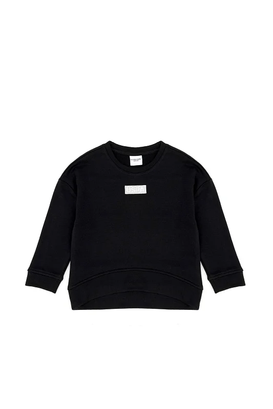 Свитшот с нашивкой для девочек - G084SZ0820CANBYKIDS23K-E Толстовка жен. детс. (VR046, 9_10)