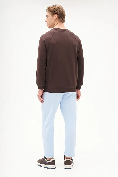 Свитшот однотонный с логотипом - G081SZ0820ART_OUTGRARDOSK25 Толстовка муж. (VR084, XS)