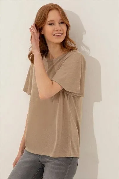 Футболка с рукавом колокол - G082SZ0110FANTAN Футболка жен. (VR027, XS)