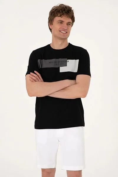Футболка из хлопка с принтом - G081SZ0110SENKA Футболка муж. (VR046, 5XL)
