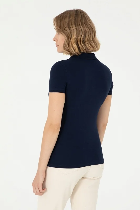 Футболка-поло из хлопка - G082SZ0110TP0124-CLR Футболка жен. (VR033, S)