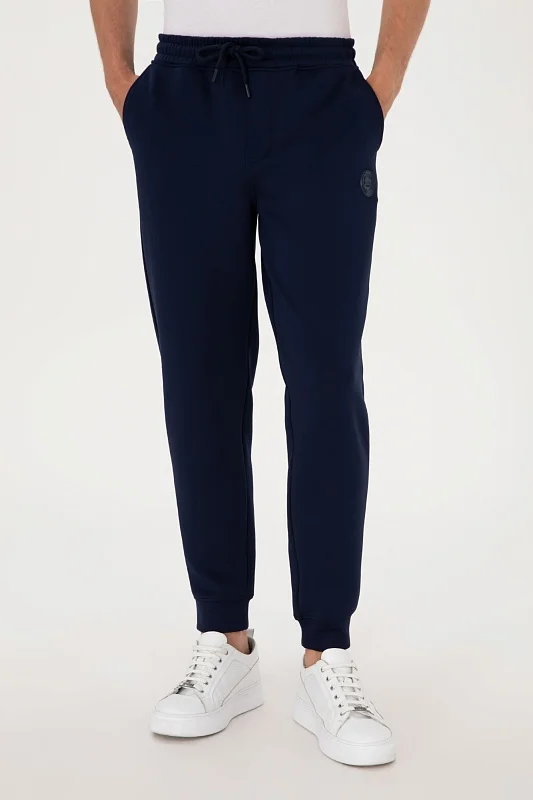 Спортивные брюки на манжетах - G081SZ0OP0S_HANKAS Брюки спорт. муж. (VR033, 2XS)
