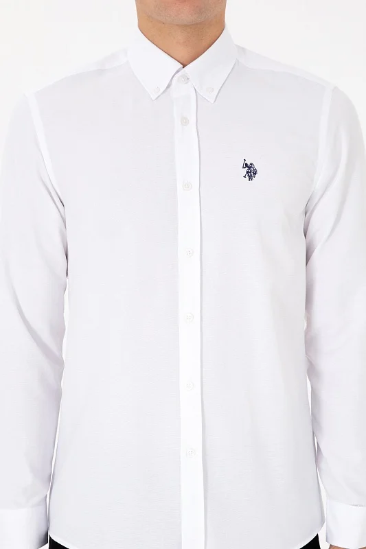 Рубашка с хлопком приталенная - G081SZ0040E_METO25K Сорочка муж. (VR013, 3XL)