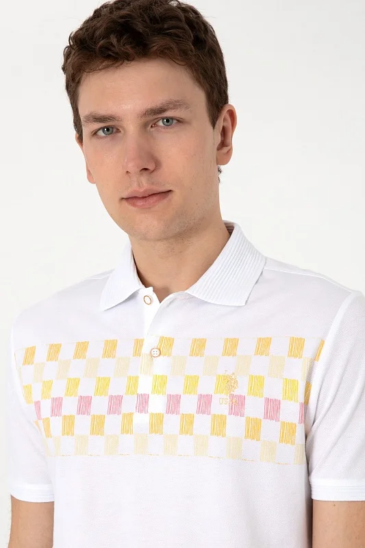 Футболка-поло из хлопка с принтом - G081SZ0110PIONER Футболка муж. (VR202, L)