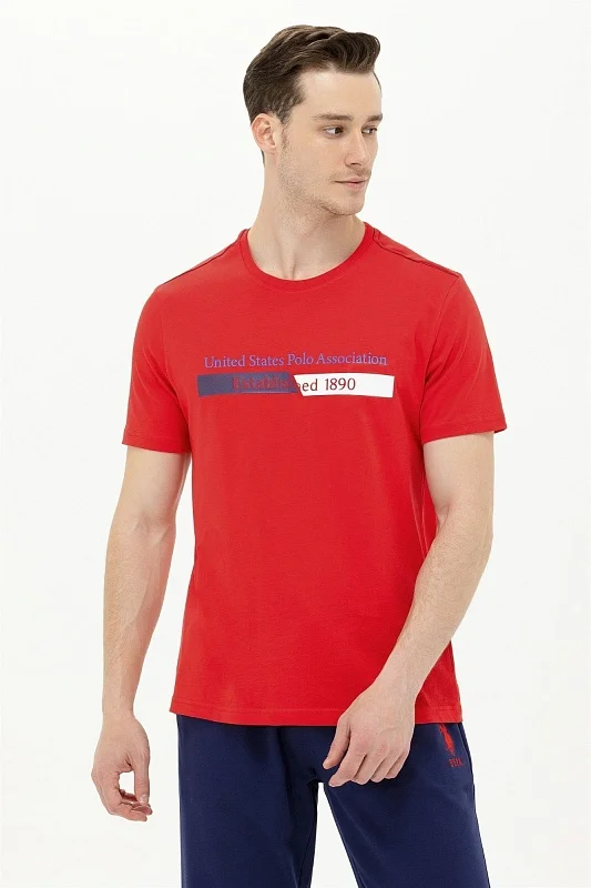 Футболка из хлопка с надписью - G081SZ0110PERENE Футболка муж. (VR030, XS)