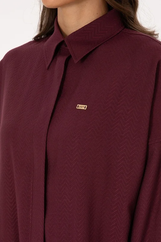 Рубашка с вискозой свободная - G082SZ0040E_NOVAC Сорочка жен. (VR177, 42)