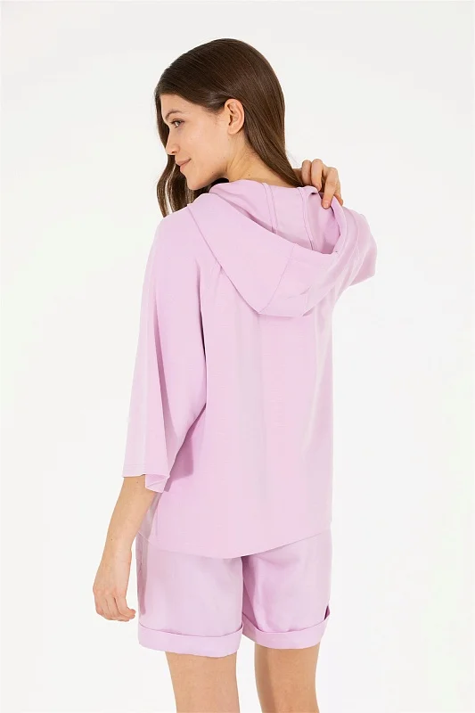 Худи с коротким рукавом - G082SZ0820MALTI Толстовка жен. (VR211, XL)
