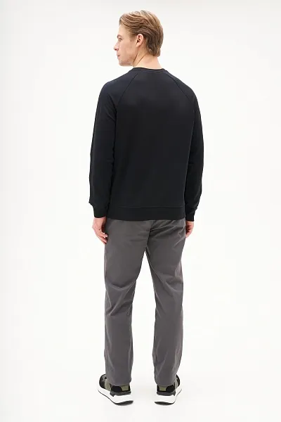 Свитшот однотонный с логотипом - G081SZ0820ART_OUTGRARDOSK25 Толстовка муж. (VR046, XS)