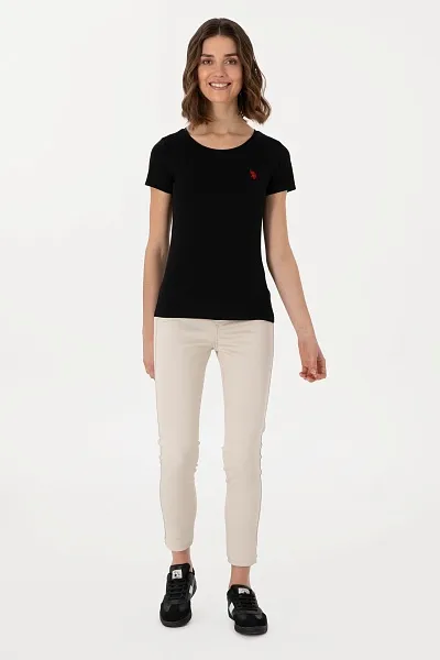 Футболка из хлопка с логотипом - G082SZ0110TO25 Футболка жен. (VR046, XL)