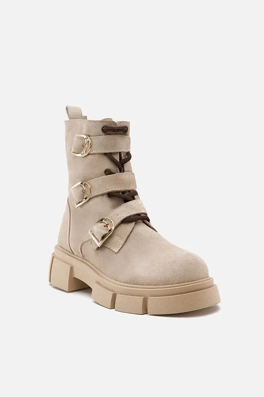 Ботинки из экозамши - S082SZ0330K23AVOLA Обувь жен. (VR011, 40)