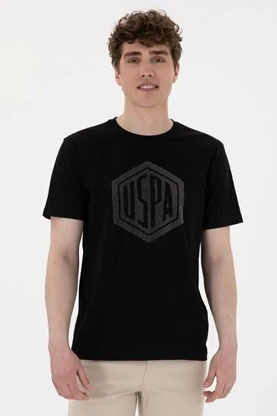 Футболка из хлопка с надписью - G081SZ0110GASTON Футболка муж. (VR046, XS)