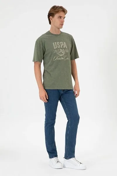 Футболка из хлопка с надписью - G081SZ0110D_FLAMY Футболка муж. (VR052, S)