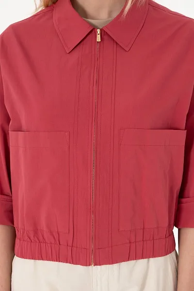 Ветровка с отложным воротником без капюшона - G082SZ0040ADISE Сорочка жен. (VR223, 34)