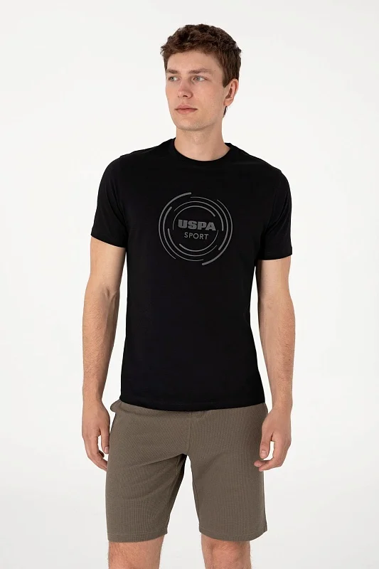 Футболка из хлопка с принтом - G081SZ0110S_UNKA Футболка муж. (VR046, XS)