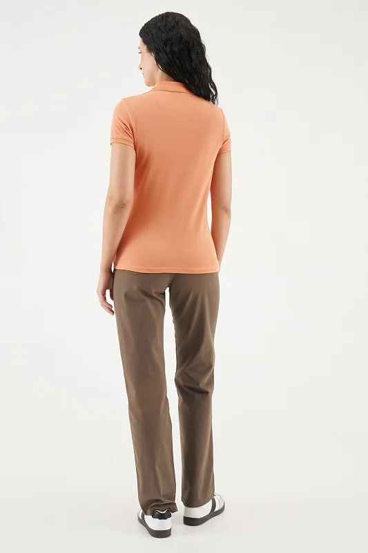Футболка-поло из хлопка - G082SZ0110TP0124-CLR Футболка жен. (VR047, XL)