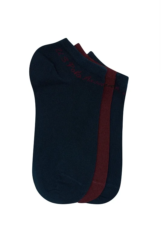 Носки короткие, 3 пары - A082SZ013P02OCORASK21-3 Носки жен. (VR033)