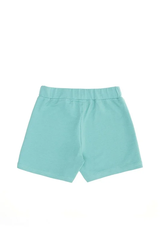 Шорты из хлопка с надписью из пайеток для девочек - G084SZ0OS0PUNGEL Брюки спорт. жен. детс. (VR090, 4_5)