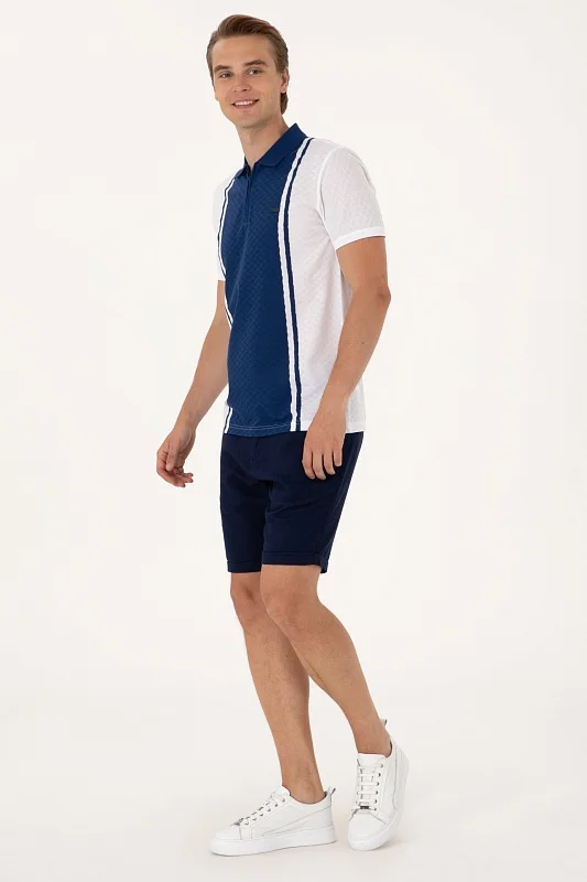 Футболка-поло из хлопка с воротником на молнии - G081SZ0110ZORKAS Футболка муж. (VR013, XS)