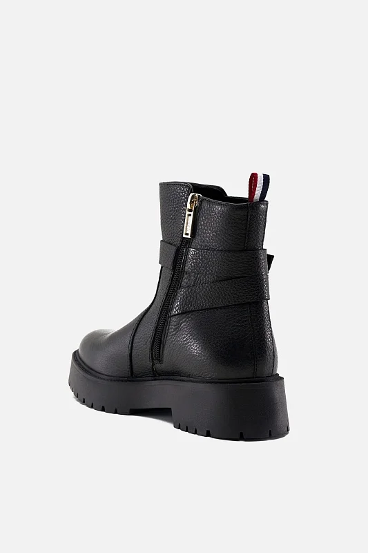 Ботинки кожаные на молнии - S082SZ0330K23UYSAR Обувь жен. (VR046, 40)
