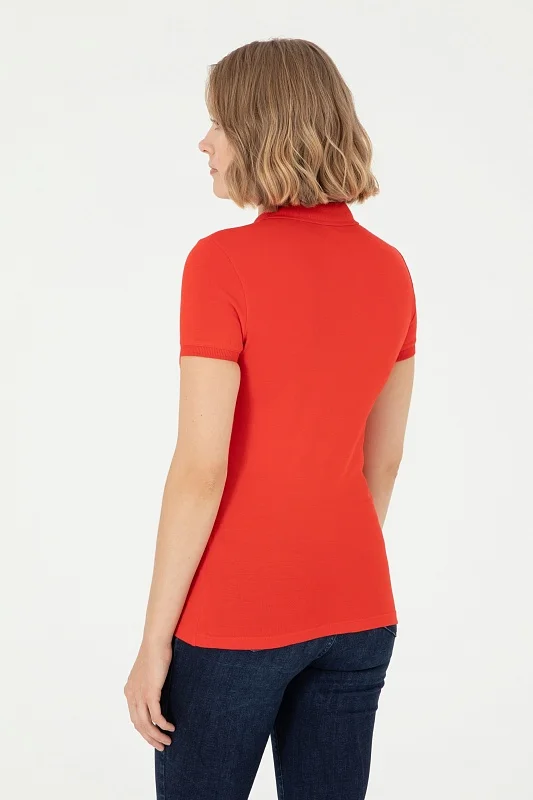 Футболка-поло из хлопка - G082SZ0110TP0124-CLR Футболка жен. (VR030, 2XS)