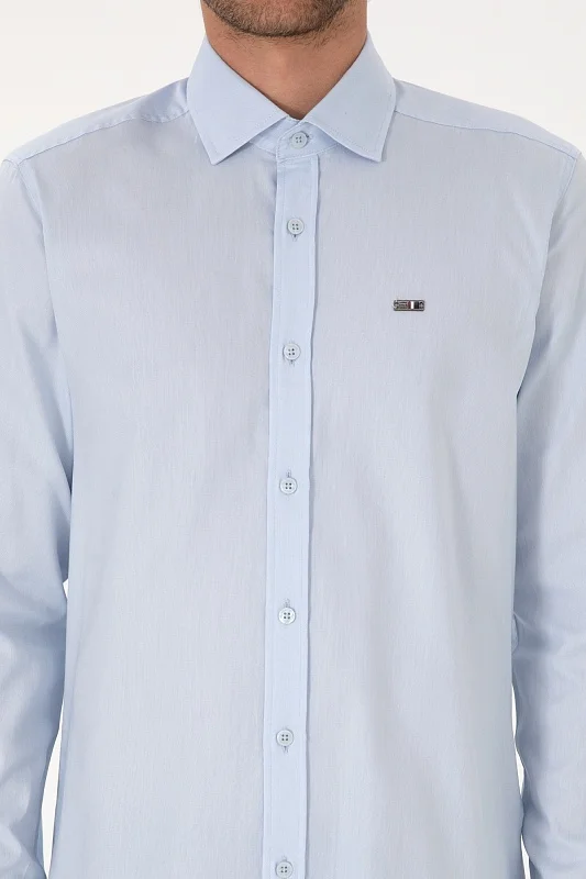 Рубашка из хлопка приталенная - G081SZ0040CEDROP025K Сорочка муж. (VR003, S)