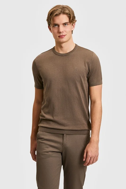 Футболка из смесовой вискозы с логотипом - G081SZ0TK0FORLA_IY25 Кофта муж. (VR052, L)
