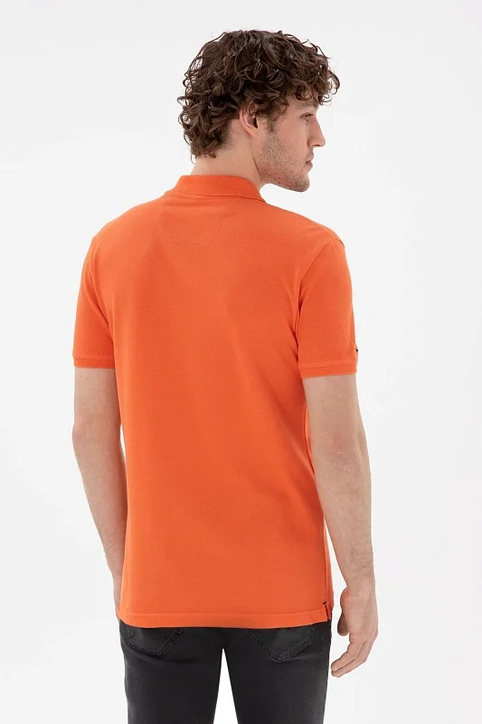 Футболка-поло из хлопка с логотипом - G081SZ0110TP04IY025 Футболка муж. (VR039, XS)