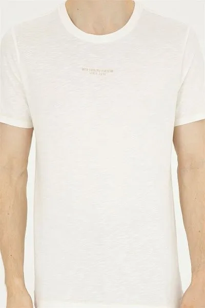 Футболка из хлопка с контрастной окантовкой - G081SZ0110HAZBA Футболка муж. (VR019, XL)