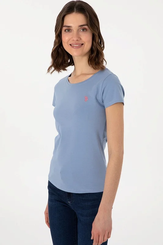 Футболка из хлопка с логотипом - G082SZ0110TO25 Футболка жен. (VR036, S)