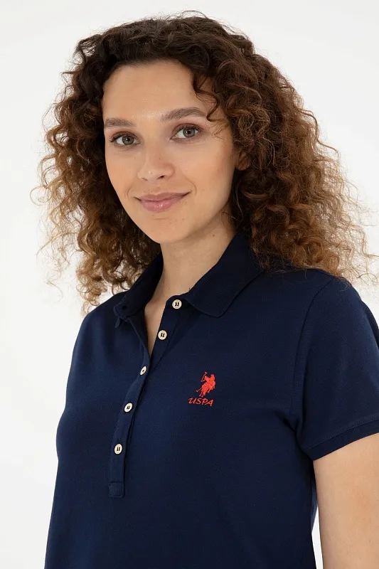 Платье-поло из хлопка свободное - G082GL0750GURLIN24 Платье жен. (VR033, S)