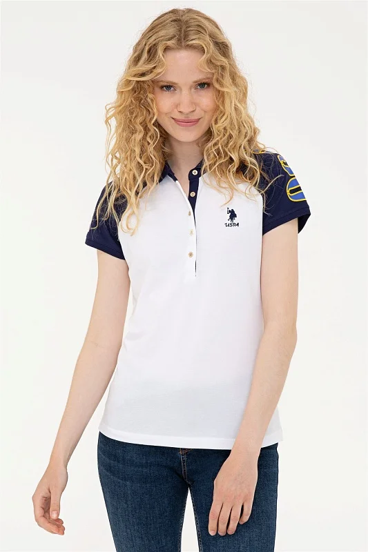 Футболка-поло из хлопка - G082SZ0110DESCE Футболка жен. (VR013, 2XS)