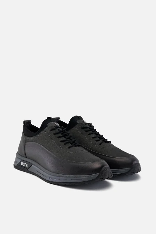 Кроссовки кожаные комбинированные - S081SZ0330K24RON Обувь муж. (VR006, 40)