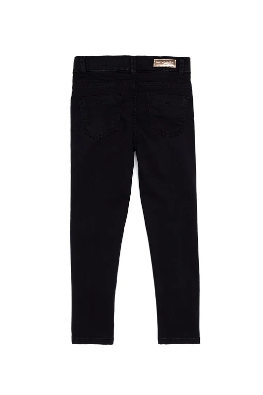 Джинсы зауженные для девочек - G084SZ0800RC-ISSYKIDS23Y-S Джинсы жен. детс. (DN0027, 6_7)