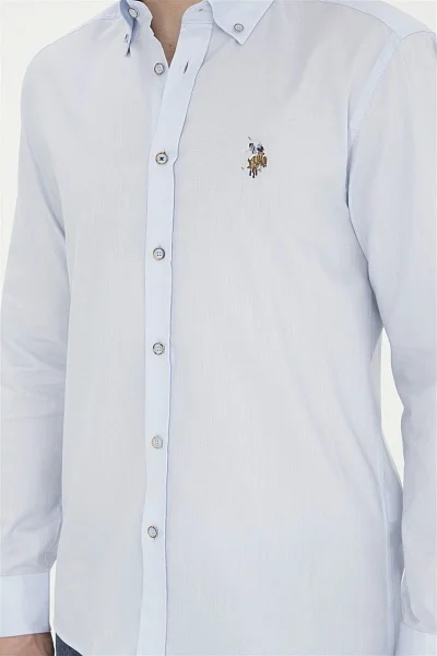 Рубашка из хлопка приталенная - G081SZ0040CEDCOLOR024Y Сорочка муж. (VR003, 5XL)