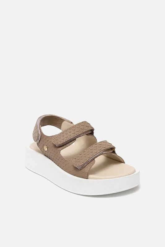 Босоножки с иммитацией змеиной кожи - S082SZ0330Y22JURING Обувь жен. (VR052, 37)