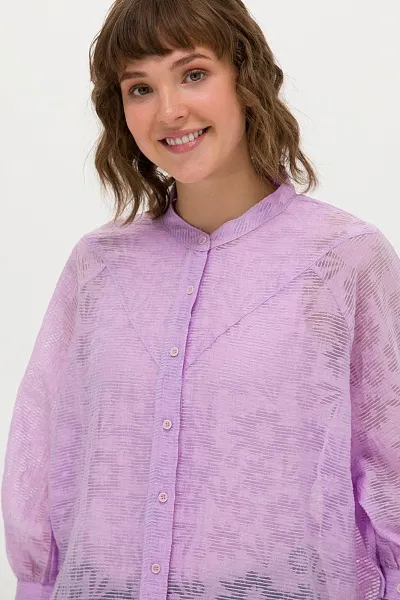 Блузка с вискозой свободная - G082SZ0040VALENA Сорочка жен. (VR211, 32)
