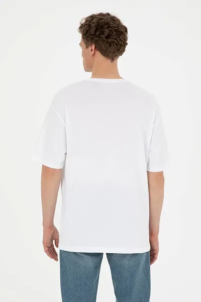 Футболка из хлопка с надписью - G081SZ0110CUBA Футболка муж. (VR013, XL)