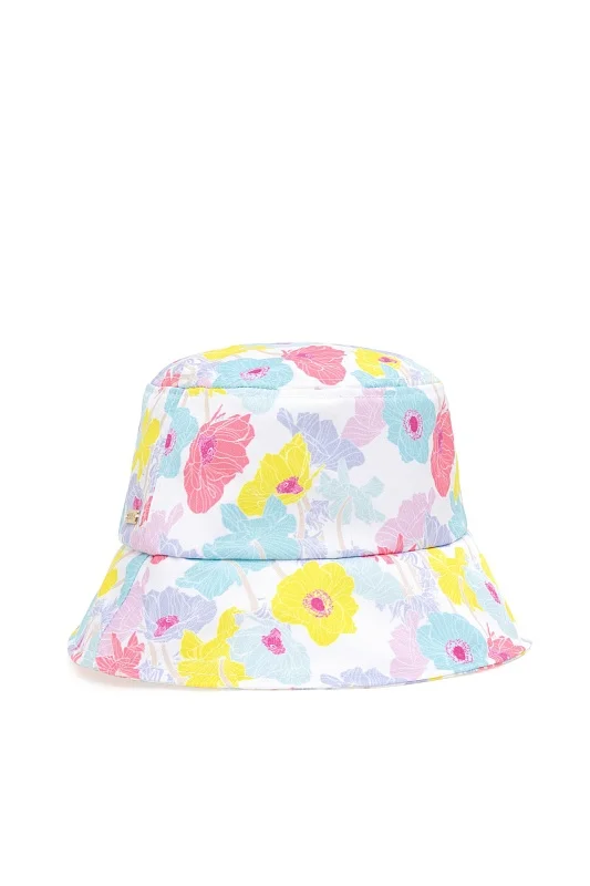 Панама в цветочный принт для девочек - A084SZ064P01MONOLI Шапка жен. детс. (VR044, 1)