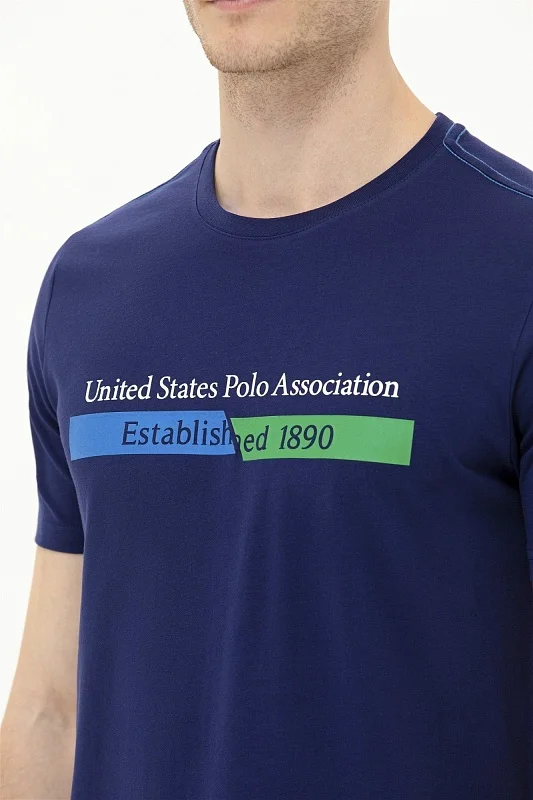 Футболка из хлопка с надписью - G081SZ0110PERENE Футболка муж. (VR033, S)