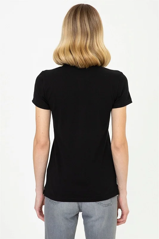Футболка-поло из хлопка - G082SZ0110MTS0221-011 Футболка жен. (VR046, 2XS)
