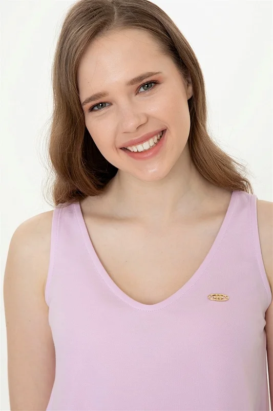Топ трикотажный свободного кроя - G082SZ0110FATLE Футболка жен. (VR211, XS)