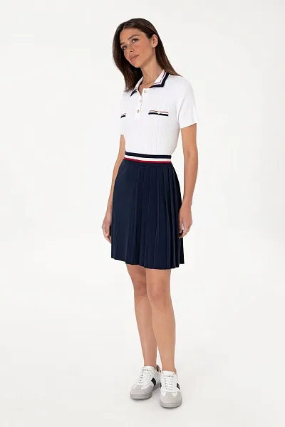 Юбка мини трикотажная в складку - G082SZ0TL0BRENDA_ETK Юбка жен. (VR033, XS)
