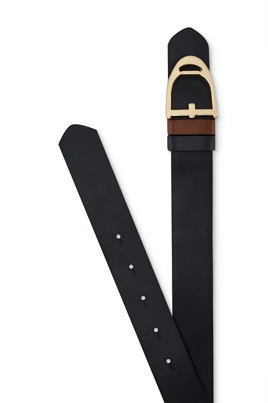 Ремень двухсторонний из экокожи - A082SZ016AYCK23AS502_C Ремень жен. (VR033, 95)