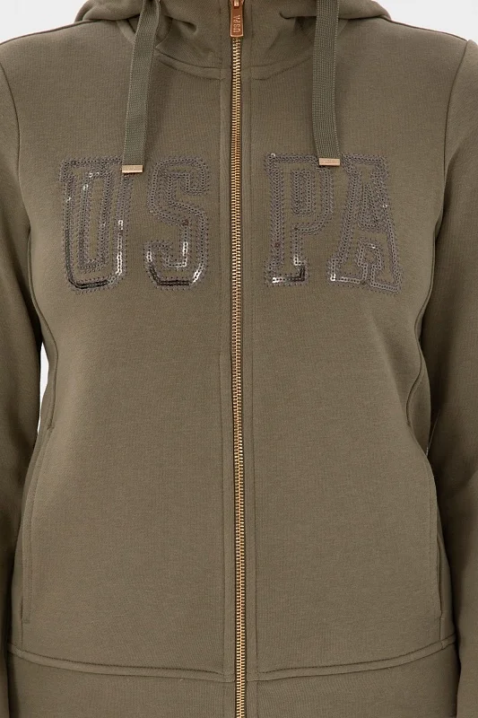 Толстовка на молнии с капюшоном - G082SZ0820SW0125 Толстовка жен. (VR052, L)