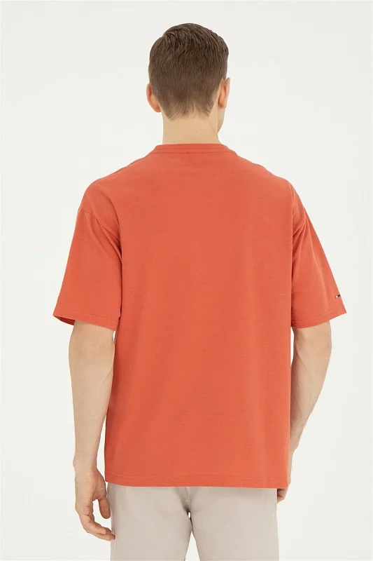 Футболка из хлопка с нагрудным карманом - G081SZ0110HUTAN Футболка муж. (VR042, M)